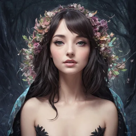 In a mysterious forest。
Completed prompt example:
"(best quality,4k,8k,highres,masterpiece:1.2),ultra-detailed,(realistic,photorealistic,photo-realistic:1.37),paper cutting art,girl in purple dress,mysterious forest,exquisite details,detailed facial features,leaves falling,sharp contrast,black and white contrast,ethereal lighting", naked