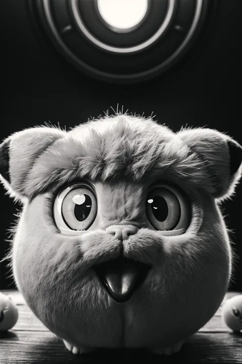 RAW Photo,award winning,masterpiece,sharp focus, (epic:1.1) , (intricate details:1) , award winning, (Jigglypuff:1.1) , background, Evil, side lit, sharp, focussed, Kodak Tri-X 400, 35mm, Mono Color, RAW photo, dramatic, (cinematic:1.6) ,photograph,incredible,sharp focus,4K,8k,12k,HDR,sony a7siii,<lora:detail_slider_v4:1.3>