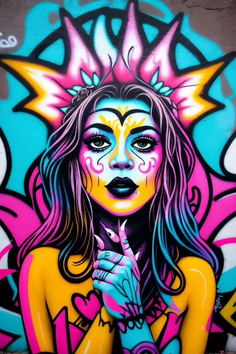 A beautiful sensual devil woman