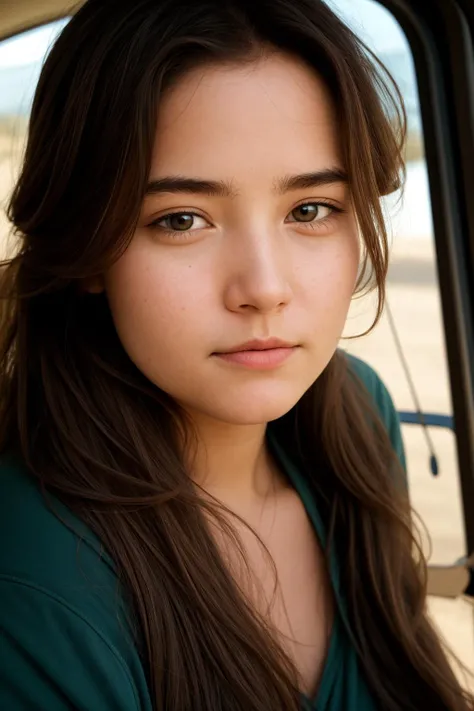 Capture the delicate interplay of light and shadow on the face of a weary traveler, their eyes reflecting the journey's hardships and triumphs,