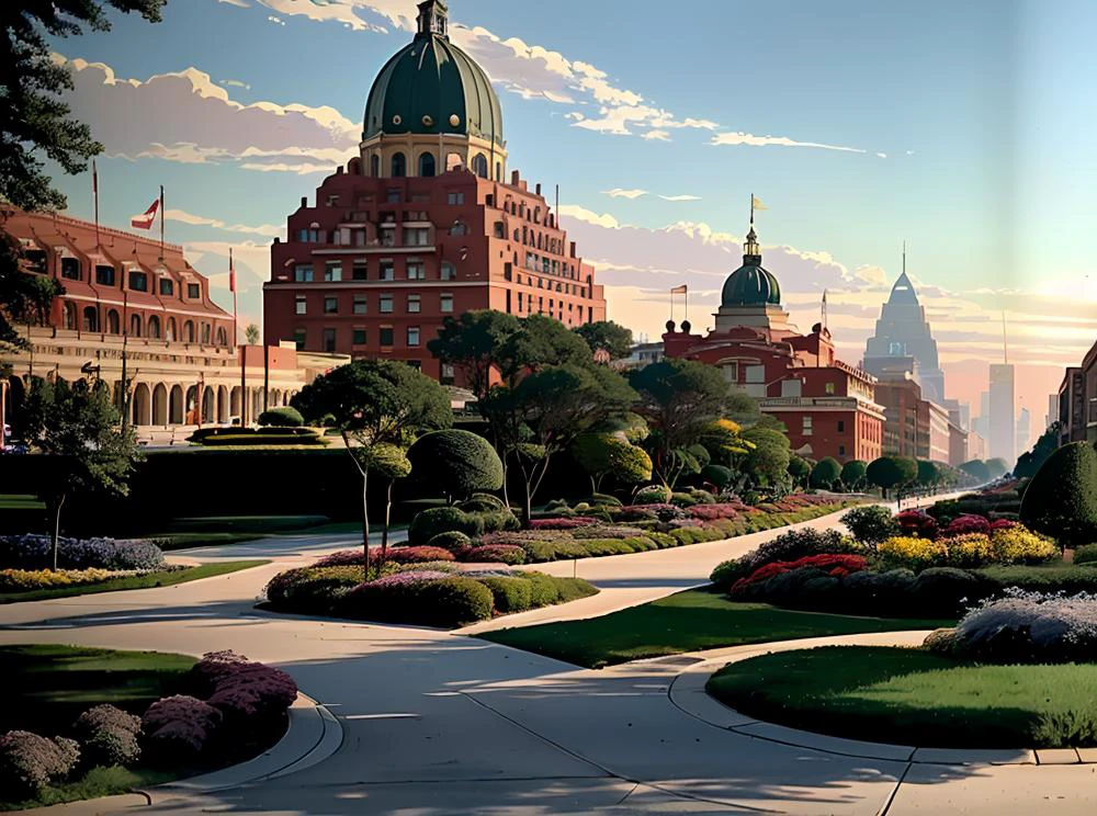 (masterpiece:1.3), (best quality:1.2), chiaroscuro, Unreal Engine, CGI render, Hyperdetailed, vivid colors, modern era photograph, ultra high quality model, 8k Ultra HD, perfect composition, beautiful detailed intricate insanely detailed octane render, soft natural volumetric cinematic perfect light, perfect depth of field shot, ray tracing, photometry, beautiful, metallic deep colors, subsurface scattering, ultra realistic, (photorealism:1.1), 8 k artistic photography, hyperdetailed, absurdly detailed, scenery, city, buildings, idealized American city, busy city center, parks and greenery areas, parks, plazas, modern era photograph, skyscrapers, sumerian, monumental architecture, cuneiform, nisroch,
(uploaded and trending on imgur, pixiv, furaffinity, pinterest, e621, inkbunny, tumblr, deviantart, artstation, ),
(in the style of and art by midjourney, greg rutkowski, raphael, Frank Lloyd Wright, James Gurney, Thomas Kinkade, ),
<lora:SumerianArchitecture:0.35> <lora:ArtDecoArchitecture-10:0.35> art deco, scenery, building, outdoors, city, skyscraper, cityscape <lora:AmericanaArchitecture-10:0.35> Americana, scenery, building, city, cityscape, architecture