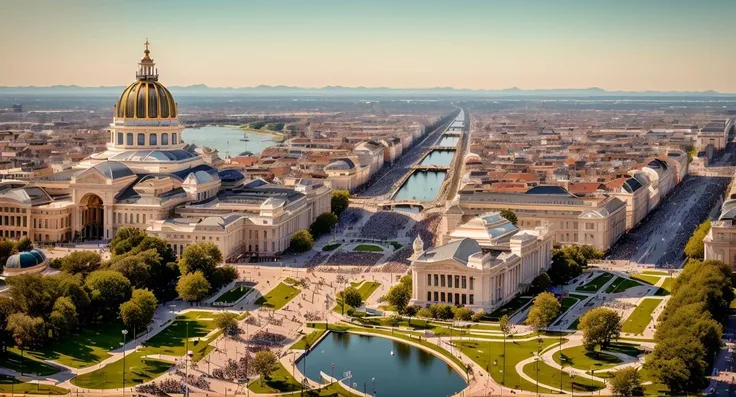 (masterpiece:1.3), (best quality:1.2), chiaroscuro,
( Unreal Engine, CGI render, Hyperdetailed, Americana, scenery, city, vivid colors, buildings, idealized American city, busy city center, picturesque parks and greenery areas, gentle city canals, modern era photograph, skyscrapers, ),
ultra high quality model, 8k Ultra HD, perfect composition, beautiful detailed intricate insanely detailed octane render, 8 k artistic photography, photorealistic concept art, soft natural volumetric cinematic perfect light, perfect depth of field shot, ray tracing, photometry, metallic deep colors, beautiful,
(uploaded and trending on imgur, pixiv, furaffinity, pinterest, e621, inkbunny, tumblr, playground, deviantart, artstation, ),
(in the style of and art by midjourney, greg rutkowski, raphael, Frank Lloyd Wright, James Gurney, Thomas Kinkade, ),
<lora:AmericanaArchitecture:1>
