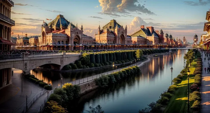 (masterpiece:1.3), (best quality:1.2), chiaroscuro,
( Unreal Engine, CGI render, Hyperdetailed, Americana, scenery, city, vivid colors, buildings, dense area of the city, mall, resplendent park areas, wide boulevards, promenades, residential area, realistic, modern megacity, skyscraper, magnificent architecture, ),
ultra high quality model, 8k Ultra HD, perfect composition, beautiful detailed intricate insanely detailed octane render, 8 k photography, soft natural volumetric cinematic perfect light, perfect depth of field shot, ray tracing, photometry, beautiful,
(uploaded and trending on imgur, pixiv, furaffinity, pinterest, e621, inkbunny, tumblr, playground, deviantart, artstation, ),
(in the style of and art by midjourney, greg rutkowski, raphael, Frank Lloyd Wright, James Gurney, Thomas Kinkade, ),
<lora:AmericanaArchitecture:0.85> <lora:more_details:0.65>