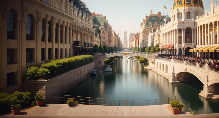 (masterpiece:1.3), (best quality:1.2), chiaroscuro,
( Unreal Engine, CGI render, Hyperdetailed, Americana, scenery, city, vivid colors, buildings, idealized American city, busy city center, picturesque parks and greenery areas, gentle city canals, modern era photograph, skyscrapers, ),
ultra high quality model, 8k Ultra HD, perfect composition, beautiful detailed intricate insanely detailed octane render, 8 k photography, soft natural volumetric cinematic perfect light, perfect depth of field shot, ray tracing, photometry, beautiful,
(uploaded and trending on imgur, pixiv, furaffinity, pinterest, e621, inkbunny, tumblr, playground, deviantart, artstation, ),
(in the style of and art by midjourney, greg rutkowski, raphael, Frank Lloyd Wright, James Gurney, Thomas Kinkade, ),
<lora:AmericanaArchitecture:1>