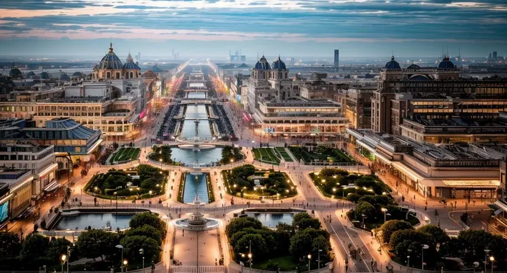 (masterpiece:1.3), (best quality:1.2), chiaroscuro,
( Unreal Engine, CGI render, Hyperdetailed, Americana, scenery, city, vivid colors, buildings, dense area of the city, mall, canals, resplendent park areas, residential area, city center, metropolis, aerial view, realistic, modern megacity, skyscraper, magnificent architecture, ),
ultra high quality model, 8k Ultra HD, perfect composition, beautiful detailed intricate insanely detailed octane render, 8 k photography, soft natural volumetric cinematic perfect light, perfect depth of field shot, ray tracing, photometry, beautiful,
(uploaded and trending on imgur, pixiv, furaffinity, pinterest, e621, inkbunny, tumblr, playground, deviantart, artstation, ),
(in the style of and art by midjourney, greg rutkowski, raphael, Frank Lloyd Wright, James Gurney, Thomas Kinkade, ),
<lora:AmericanaArchitecture:0.85> <lora:more_details:0.8> <lora:YQ_MaterialEnhancer_:0.8>