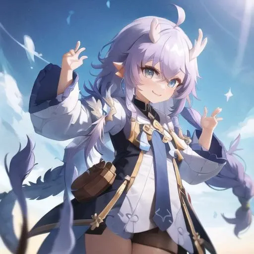 1girl,longhair,whitehair,bangs,cute,whitescarf,fang,whitescarf,whiteshirt,whitepants,blush