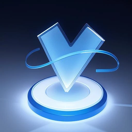 best quality, many details, 4k, blender, octane render, C4D, transparent glass texture, blue, frosted glass, transparent technology sense, industrial design, whitebackground, studio lighting, sunshine, minimal, quasi-object,
v-shaped medal, ribbon surround, platform, blue color,