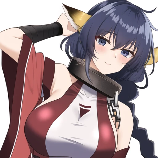 <lora:Karulawaturei:.7>, karulawaturei, big_breasts, collar, chain