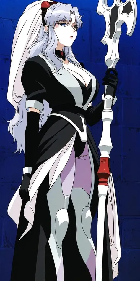 <lora:Ifurita:0.5.5>, Ifurita, big_breasts, staff, orb
