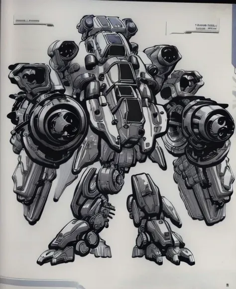<lora:StarCraft:1> monochrome, greyscale, concept art,
<lora:vk:1> mecha