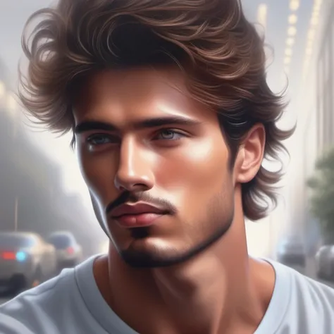 a photo of a handsome young man, tnfy style, photorealistic, hyperrealism, photograph, professional photography,<lora:Toonifyep4:1>