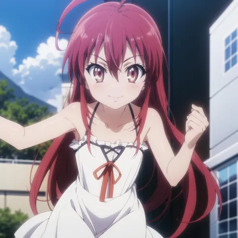 1girl,solo,smile,outdoor,white dress,
<lora:syana-000010:0.55:0.7:lbw=1,0,0,1,1,1,1,1,1,1,0,0,0,1,0,0,0,1,1,1,1,1,1,1,1,1>,bbsyana,red_hair,long_hair,red_eyes,ahoge,hair_between_eyes,