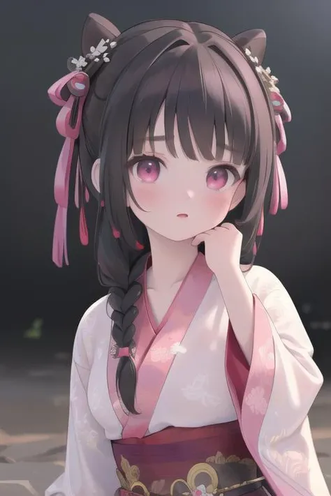 (masterpiece, best quality, ultra high res)
masterpiece, best quality, anime, highly detailed face, highly detailed eyes, highly detailed background, perfect lighting,
solo,blush,
upper body,realistic,
1girl,xiaojiu,black hair,pink hanfu,braid, jewelry,
standing ,looking at viewer,
simple background,
<lora:xiaojiu_20230709095058:0.7>