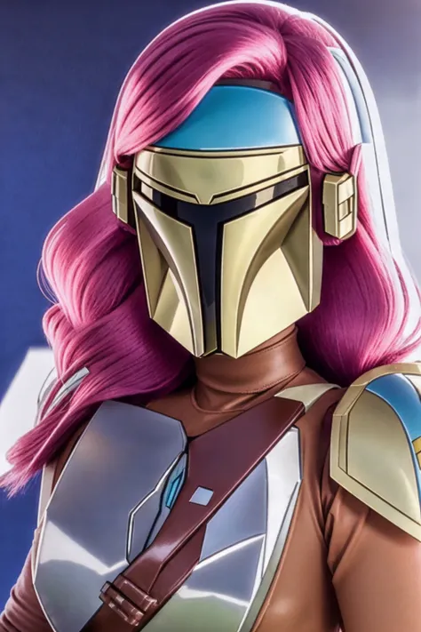 parameters

best quality, 1woman, star wars, mandalorian armor, mask, <lora:mandalorian_:0.8>, pink hair, blue headband, gold choker, Urusei Yatsura, Ran’s Mom, <lora:Ran_Mom-000004:0.6>,
sci-fi background,
Negative prompt: bad-artist-anime, bad-artist, bad_prompt_version2, worst quality, low quality, deformed, distorted, disfigured poorly drawn, bad anatomy, wrong anatomy, extra limb, missing limb, floating limbs, mutated hands and fingers, disconnected limbs, mutation, mutated, ugly, disgusting, blurry, amputation, monochrome, greyscale, obese, loli, childish
Steps: 25, Sampler: DPM++ 2M Karras, CFG scale: 9, Seed: 33519505, Size: 512x768, Model hash: 9aba26abdf, Model: deliberate_v2, Denoising strength: 0.33, Hires upscale: 2, Hires steps: 10, Hires upscaler: ESRGAN_4x