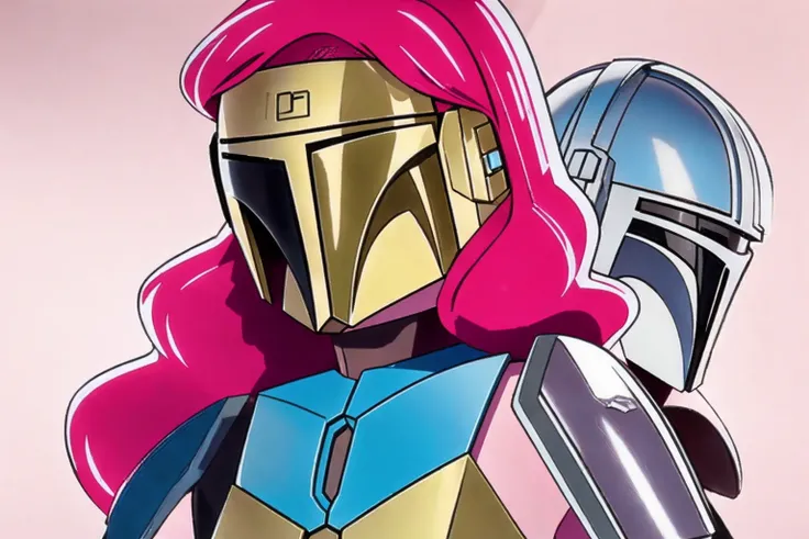 parameters
best quality, star wars, mandalorian armor, <lora:mandalorian_:0.8>, pink hair, blue headband, gold choker, Urusei Yatsura, Ran’s Mom, <lora:Ran_Mom-000004:0.6>,
blaster, shooting, spaceport, sci-fi background,
Negative prompt: bad-artist-anime, bad-artist, bad_prompt_version2, worst quality, low quality, deformed, distorted, disfigured poorly drawn, bad anatomy, wrong anatomy, extra limb, missing limb, floating limbs, mutated hands and fingers, disconnected limbs, mutation, mutated, ugly, disgusting, blurry, amputation, monochrome, greyscale, obese, , childish
Steps: 25, Sampler: DPM++ 2M Karras, CFG scale: 9, Seed: 4044547067, Size: 768x512, Model hash: 9aba26abdf, Model: deliberate_v2, Denoising strength: 0.33, Hires upscale: 2, Hires steps: 10, Hires upscaler: ESRGAN_4x