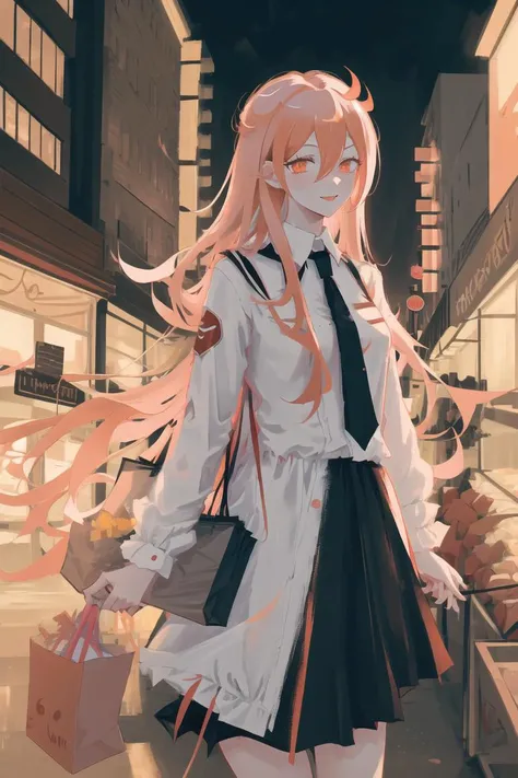 1girl, long pink hair, red horns, white collared shirt, black necktie, light smile, yellow eyes, corneo_power,
buildings,shops,town streets, dark sky, scenery,neon signs,night city, japanese lyrics,
absurdres, detailed eyes, extremely detailed, volumetric lighting, realistic, realistic lighting, 8k, cinematic lighting, depth of field, perfect, hyper-detailed, photorealistic, ultra realistic, realistic light, hard lighting, intricate details, stop motion, tonemapping, sharp focus, hyper detailed,