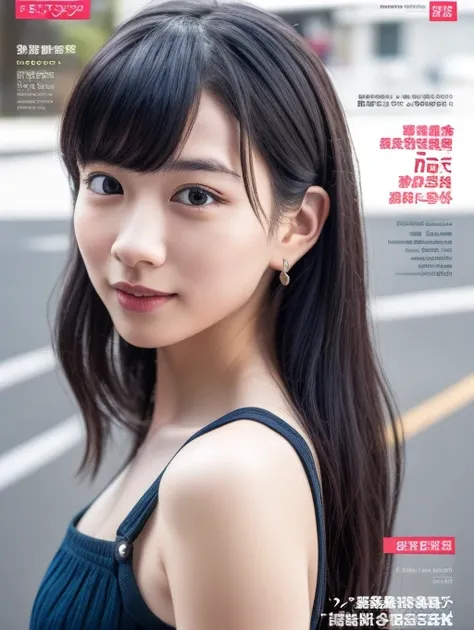 <lora:jpIDOL_v10:1>,jpnidol, 1girl,idol magazine cover, masterpiece, high quality, looking at viewer,