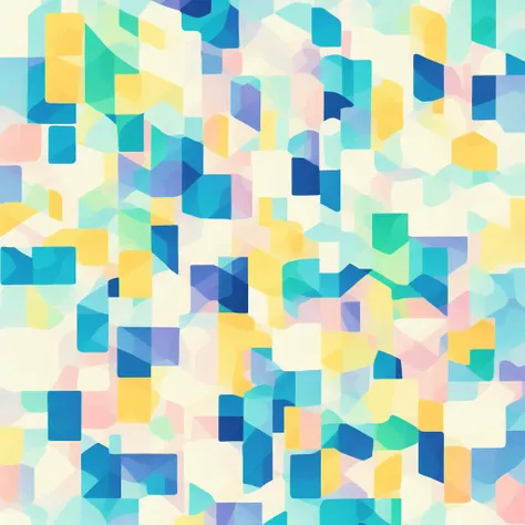 anime abstract cube patterns, bright colors, poster (posterCubes style:1) <lora:djzposterCubes:0.8)