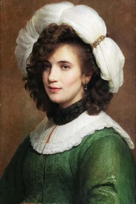 <lora:Glukoza:0.8> a young woman portrait in art style <lora:Rembrandt_Portraits_ArtStyle:0.85>