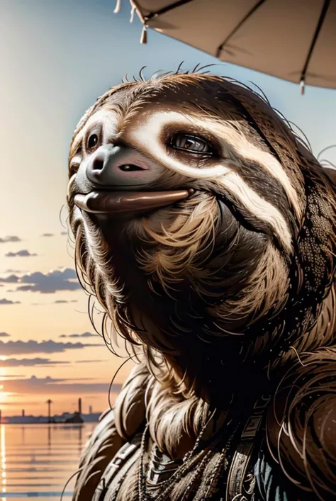 <lora:robot_orc:0.8>,robot_orc,(Unau (Linnaeusâs Two-Toed Sloth):1.3),orc,(cable:1.4),science fiction,, 8k, best quality, masterpiece, rule of thirds, superb, high resolution, sharp focus, extremely detailed description, professional, gorgeous and intricate details,