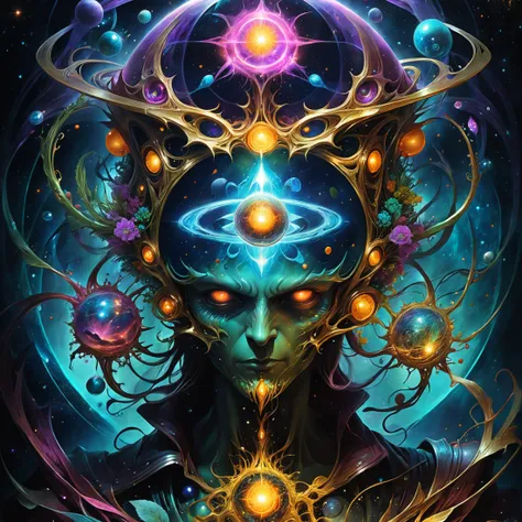 <lora:xl_more_art-full-xl:1.0>, <lora:add-detail-xl:2.0>, <lora:style-envyarcanexl01-xl:0.4>, arcane, <lora:style-envyawesomizexl01-xl:0.6>, awesomize, <lora:style-envyfantasticxl01-xl:0.6>, fantastic, <lora:style-envyprimordialxl01-xl:0.8>, primordial, <lora:style-envymagicalxl01-xl:0.6>, magical, famous artwork (by justin sweet:1.2), detailed expressive eyes, fantasy style, among the vibrant mancfrubbled flora of planet goldgrave ii, the brightly luminescent, gelatinous chromatic snodderhurler with tendrils of glowing mogglesnap drifts slowly through the air, emitting strange pluddering cosmic energy light that seems to blunderworble across the multiverse, ultra detailed
