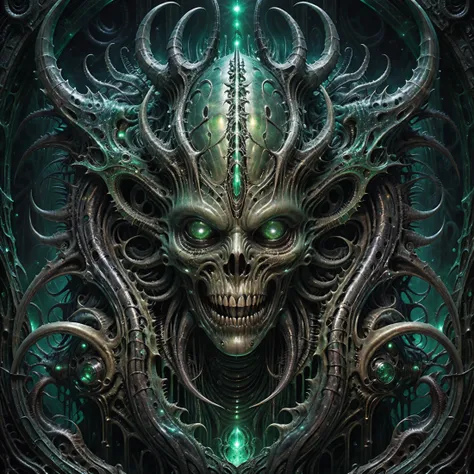 <lora:xl_more_art-full-xl:0.6>, <lora:add-detail-xl:2.0>, <lora:style-envyarcanexl01-xl:0.4>, arcane, <lora:style-envyawesomizexl01-xl:0.4>, awesomize, <lora:style-envyfantasticxl01-xl:0.6>, fantastic, <lora:style-envyprimordialxl01-xl:1.2>, primordial, <lora:style-envymagicalxl01-xl:0.6>, magical, famous artwork (by h.r. giger and swoon and jeremy jarvis:1.3), detailed expressive eyes, fantasy style, the mysterious grouchering common boulderhorg, a majestic creature with huge fins on a flat and wide body, can be found on the oceanic regorbified world goldgrave iii with its comportupined torbishmodders and teeming reefs, (covered in disgustingly beautiful bioluminescent glowing zoodlecrisp:1.3), these enigmatic oblivering creatures (emit pulsing emerald green light:1.2) to hypnotize nearby marine life, ultra high detail, ultra realistic, 8k