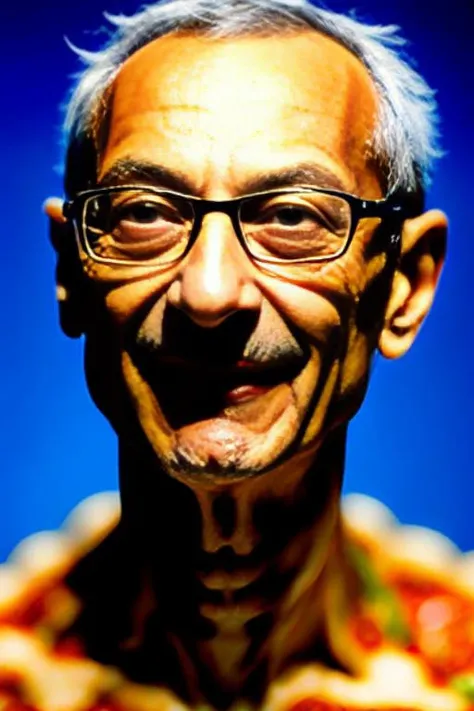 closeup portrait photo of jp0d35t4 as a (reptilian pizza demon)