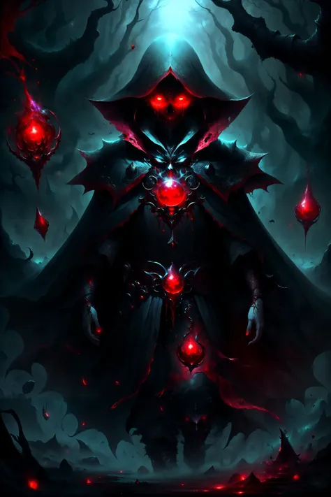 <lora:BloodMagic:0.7> bloodmagic, spookiness \(theme\), 1boy, dark power, mana, fantasy, warlock, eldritch energy, mystical,