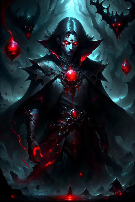 <lora:BloodMagic:0.7> bloodmagic, terror \(theme\), 1boy, dark power, mana, fantasy, warlock, eldritch energy, mystical,