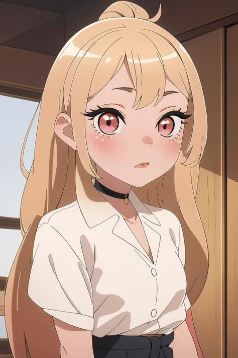1girl, Kitagawa,portrait, <lora:MarinKitagawaV3:0.7>, blonde