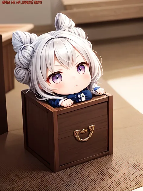 <lora:hyperdetailer_v095:0.4>, 
female
Height 139cm
(Age 11:1.4)
Blue  Low braided bun  
(pensive :1.5)  
(Chibi inset :1.2)