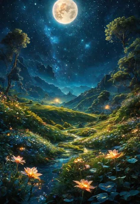 A dreamy night with stardust by Al Williamson,  (panoramic , artstyle-art deco but extremely beautiful:1.4), (intricate details, masterpiece, best quality:1.4)
Terragen, beautiful massive landscape, epic scenery, Terragen, , looking at viewer
<lora:add-detail-xl:1> <lora:xl_more_art-full_v1:0.5>  <lora:looking_at_viewer:2>