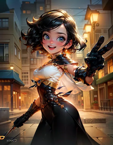 (mystery girl walking in the night around shadows), (dark cape, black hair,), smile, :D,(dark, mistery, shadows around, Magic:1.2), from below, looking at viewer,
(detailed landscape, city, low light:1.2), (background:1), (dynamic_angle:1.2), (dynamic_pose:1.2), (rule of third_composition:1.3), (dynamic_perspective:1.2), (dynamic_Line_of_action:1.2), solo, wide shot,
(masterpiece:1.2), (best quality, highest quality), (ultra detailed), (8k, 4k, intricate),(full-body-shot:1), (Cowboy-shot:1.2), (50mm), (highly detailed:1.2),(detailed face:1.2), detailed_eyes,(gradients),(ambient light:1.3),(cinematic composition:1.3),(HDR:1),Accent Lighting,extremely detailed,original, highres,(perfect_anatomy:1.2),