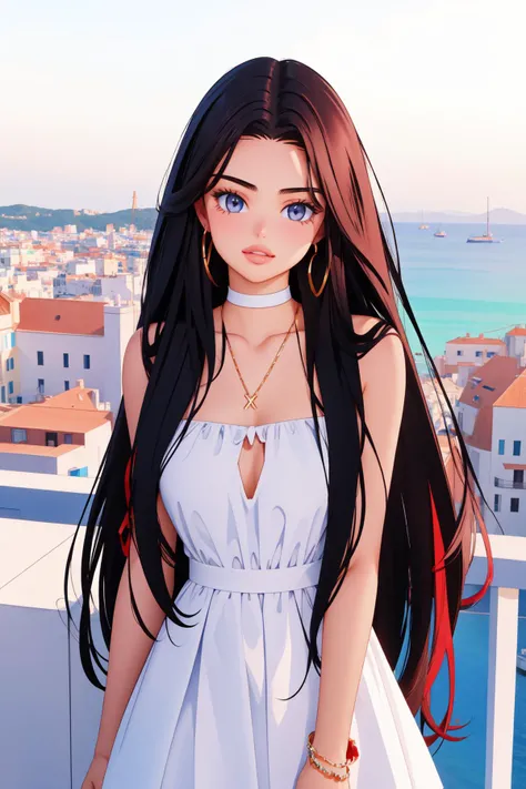 DV_OneHundred_Vicious, 1girl, dressed, upper body, <lora:flat2:0.3>