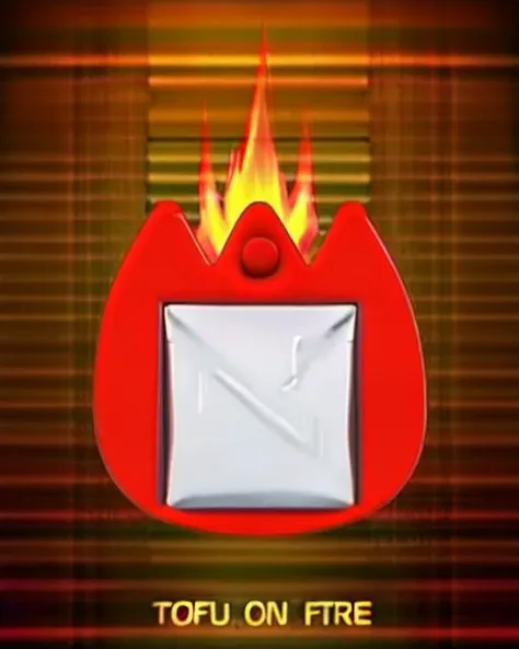 <lora:Tofu_on_Firel_v1:0.7>,tofu_on_fire,red