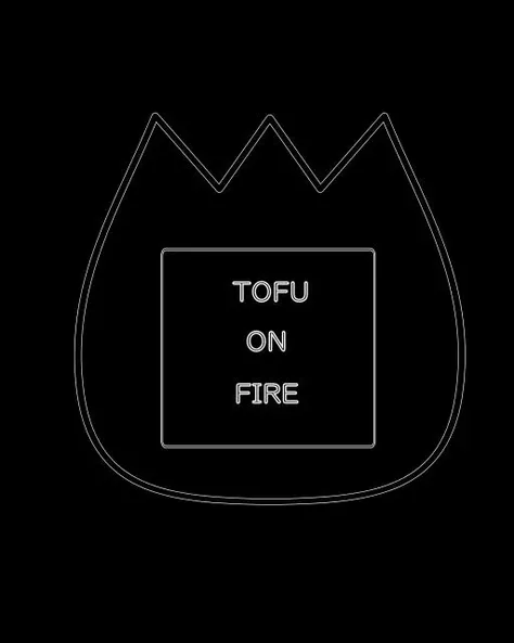 <lora:Tofu_on_Firel_v1:0.7>,tofu_on_fire, red