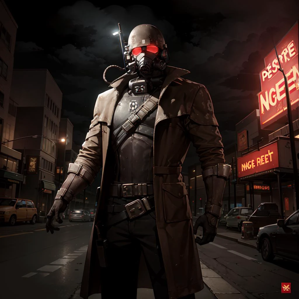 masterpiece,best quality,post-apocalypse,
solo,1boy,NCR-Rangerarmor,glowing eyes,
outdoors,(midnight:1.2),casino,
<lyco:NCR-Rangerarmor_v10-000006:0.9>