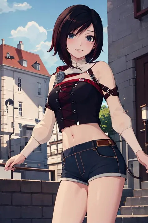 anegasaki nene、Shiny brown hair, short hair, (Beautiful brown eyes、Sparkling eyes, Fine grain)、Ultra-detailed eyes、Highly detailed face, Highly detailed eyes,
(8k, RAW Photos, Realistic: 1.25), 女性 takes a model photo underneath an Eiffel Tower-style tower, Detailed Tower Images, From below:1.3, , stylish, tight knit sweater, Cut chest, Shoulder bag, Tight-fitting skirt, ((Clothes that accentuate sexy body lines)), ((Shoulder bagのベルトが胸の谷間にたすき掛けで挟まれている)), The belt digs into my chest.、large breasts are emphasized, Looking down at the viewer, Photographing women elegantly、Lower Body, From groin to thighs,