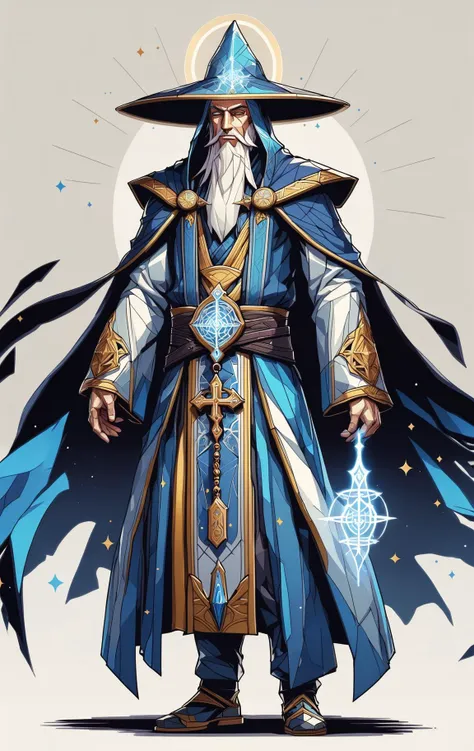 <lora:DonMG30T00nXL:0.8> DonMG30T00nXL male holy mage, simple backgroud