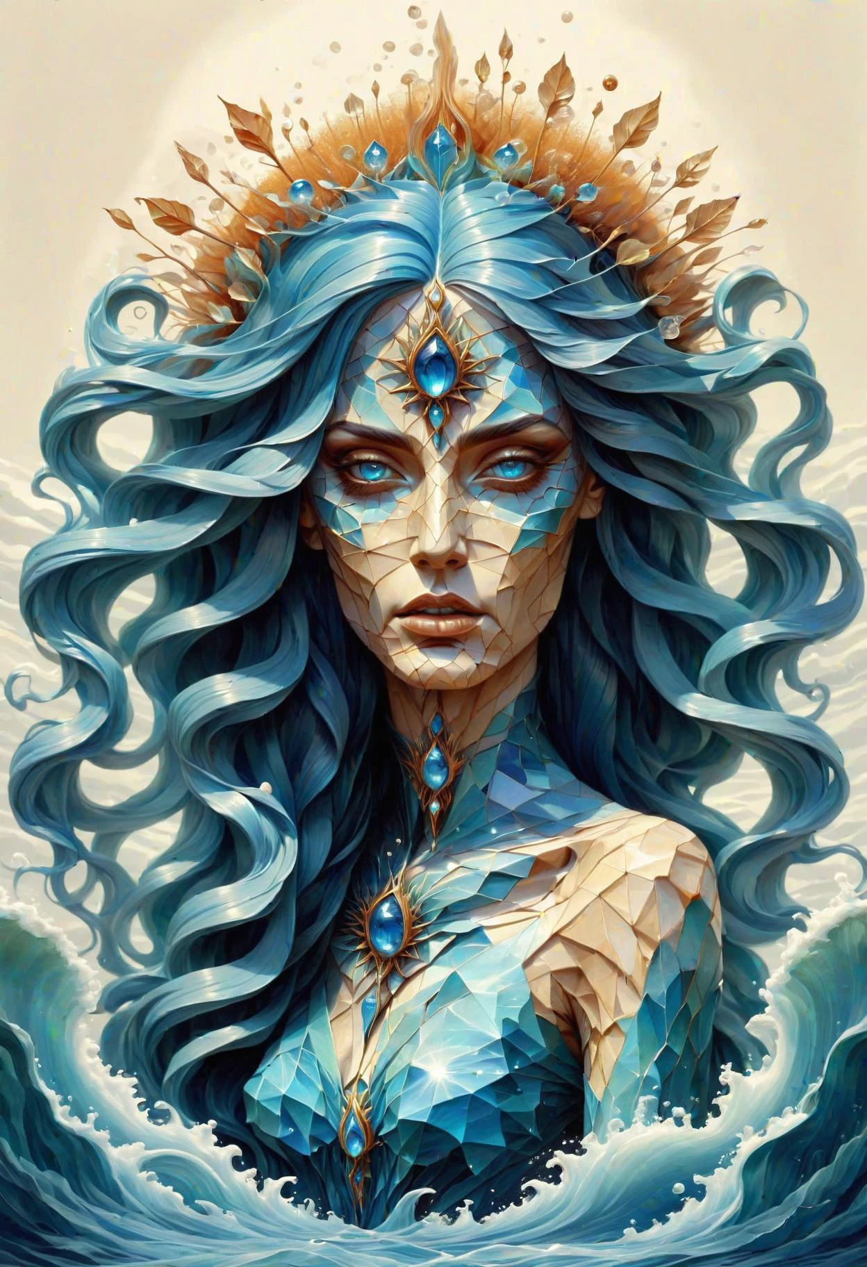DonMG30T00nXL undine, elemental being, associated with bodies of water, depicted as beautiful and enchanting women, connection to the natural world, embodyment of the spirit and beauty of water, deadly,aberrant,sunlight filtering,euphoric,bargain hunting,delusional,extremist <lora:DonMG30T00nXL-000008:1>