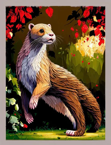 masterpiece, awesome quality, hyper detailed, DonMG30T00n, otter, <lora:DonMG30T00n-000006:1>