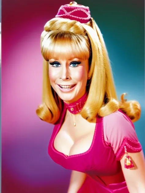 portrait Barbara Eden <lora:BarbaraE-000003:1> (full color photo) analog style 8k 4k masterpiece