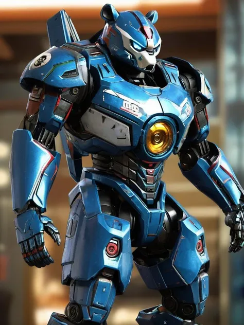 best quality, ultra high res,photorealistic,<lora:sdxl_jijia-000006:0.6>,Panda mecha