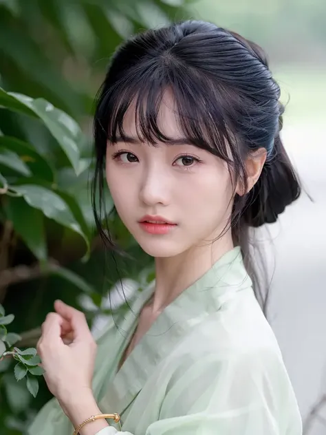 (4k, best quality), (realistic, photo-realistic),(yaqian),
1girl, solo,upper body, (facing viewer),close-up,
perfect hands,looking_at_viewer,
chinese clothes, 
outdoors,<lora:yaqian_v10:0.7>