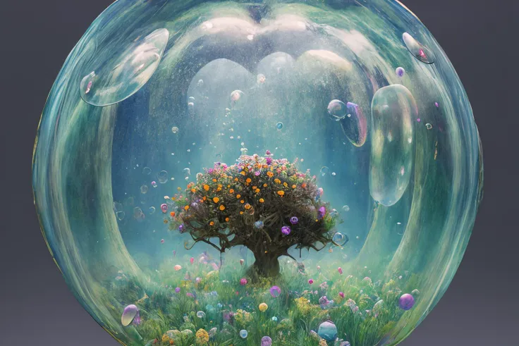 horror shocking image, extremely perspective, warped fragmented, analog, a spirit hide in the flowers, photorealistic surrealism graphic art, analog equipment, iridescent bubble, raincoat, calligraphy, crystalline confectionery, mineral ,wet atmosphere, delicate torn photo, film grain, 35mm film, best quality, masterpiece