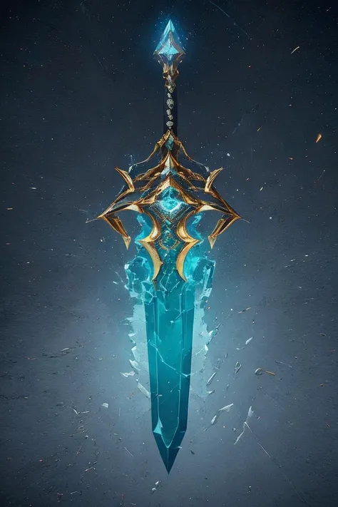 breathtaking full shot, hdr, dynamic lighting, (masterpiece, top quality, best quality, official art, beautiful and aesthetic:1.2),(8k, best quality, masterpiece:1.2), weapon, no humans, epic glowing fire short sword, fantasy, white crystal, light particles, reflective surface, still life, glowing weapon, floating, glowing, simple background, <lora:CGgameweaponicon hsw:1> CGgameweaponicon hsw <lora:magic circle_v2.0:0.1> magic circle <lora:Mild detail adjusterV10:0.2>, <lora:lcm-lora-sdv1-5:0.7>, masterpiece, award-winning, professional, highly detailed, glow effects, godrays, Hand drawn, render, 8k, octane render, cinema 4d, blender, dark, atmospheric 4k ultra detailed, cinematic, Sharp focus, big depth of field, Masterpiece, colors, 3d octane render, 4k, concept art, trending on artstation, hyperrealistic, Vivid colors, extremely detailed CG unity 8k wallpaper, trending on CGSociety, Intricate, High Detail, dramatic
