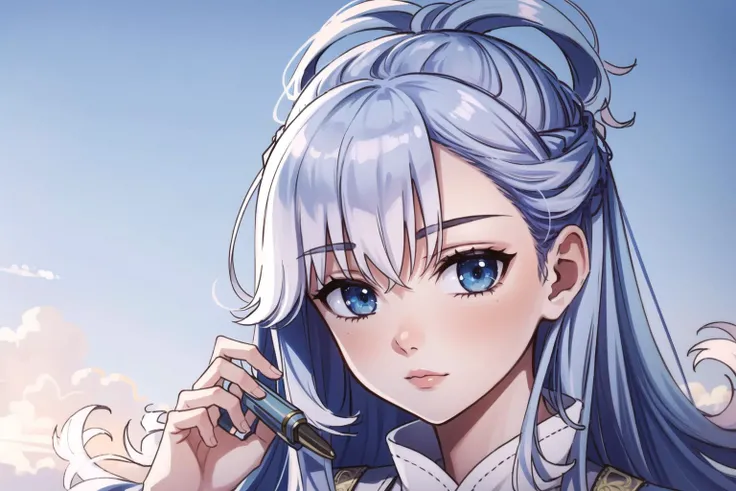 best quality, intricate details,
1girl, <lora:koboKanaeruVtuber_kobo:0.8> kobo, kanaeru, kobo_kanaeru, white hair tips,
<lora:handthickline_:0.8> HandThickline,