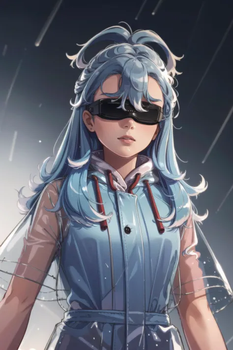 best quality, intricate details,


1girl,  <lora:koboKanaeruVtuber_kobo:0.8> kobo, kanaeru, kobo_kanaeru, white hair tips, long hair, light blue hair,



 <lora:clothesTransparent_v20:0.8> transparent raincoat, hood up, hood down,  <lora:conceptHeadMounted_v10:0.8> head-mounted display,