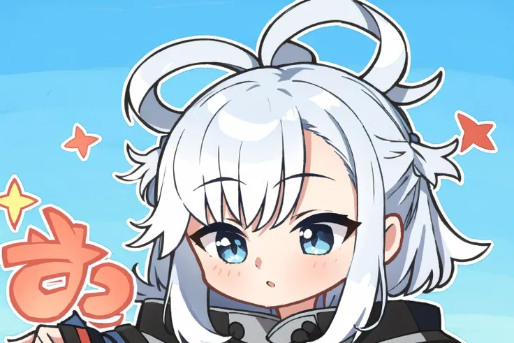 best quality, intricate details,


1girl,  <lora:koboKanaeruVtuber_kobo:0.8> kobo, kanaeru, kobo_kanaeru, white hair tips, 

 <lora:BlueArchiveEmoji_v10:0.8> Chibi ,