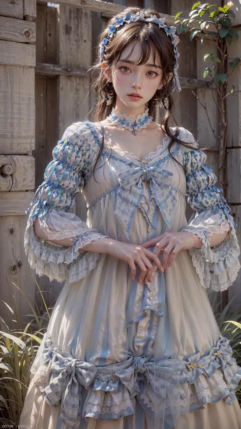 grassland, 1girl, solo, full_shot, hands_on_hips, 
<lora:è´é¢neg4all_bdsqlsz:0.8>, hpzc \(manaka nemu\), white dress,, best quality, ultra high res, (photorealistic:1.4), masterpiece, highres, original, extremely detailed wallpaper
